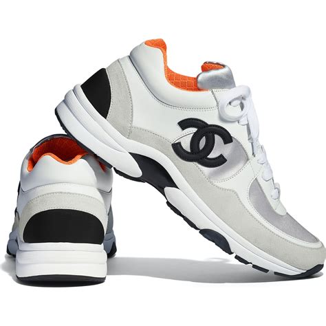 chanel trainers orange